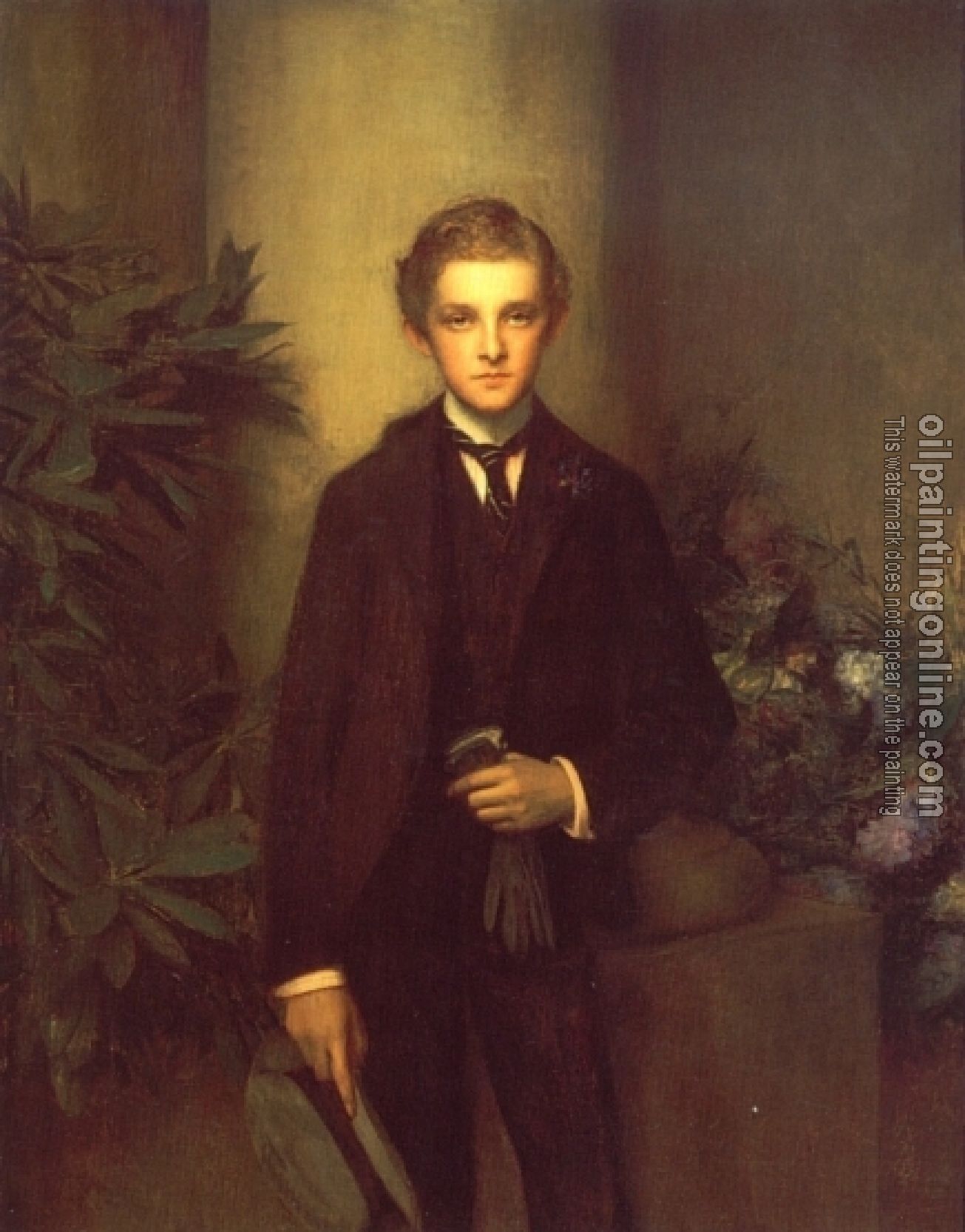 Pascal-Adolphe-Jean Dagnan-Bouveret - Portrait of Childs Frick